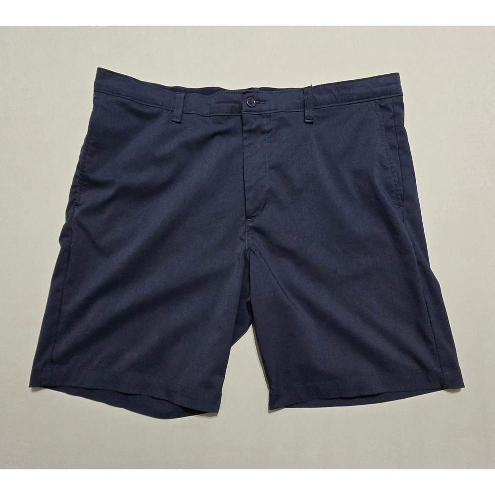 Jack Nicklaus Golf Shorts Mens 38 Navy Blue Stretch Performance Golden Bear Logo